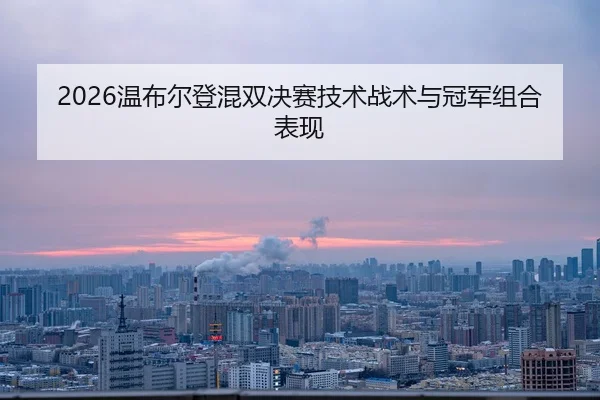 2026温布尔登混双决赛技术战术与冠军组合表现